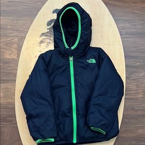 North Face size 4 boys reversible jacket